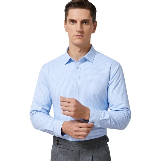 2023 New Custom 100% cotone Mens Slim o camicia di vestito allentata camicetta a maniche lunghe Oxford Oversize casual formale flanella camicie da lavoro per gli uomini